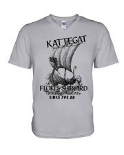 Kattegat - Flokis Shipyard Quality Longboats V-Neck T-Shirt tile