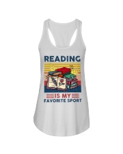 Reading Is My Favorite Sport Ladies Flowy Tank tile