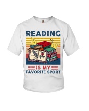 Reading Is My Favorite Sport Youth T-Shirt tile