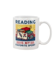 Reading Is My Favorite Sport Mug tile