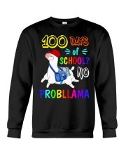 100 Days School Llama Crewneck Sweatshirt tile