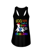 100 Days School Llama Ladies Flowy Tank tile