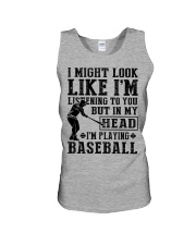 Baseball Unisex Tank tile