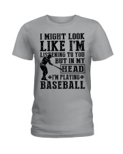Baseball Ladies T-Shirt front