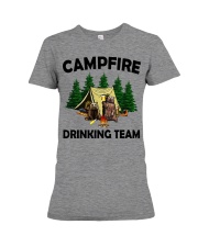 Campfire Drinking Team Premium Fit Ladies Tee tile
