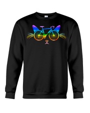 Cat Bicycle Design Crewneck Sweatshirt tile