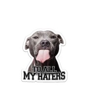 To All My Haters Sticker - Single (Horizontal) front