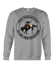 Don't Touch My Stuff Crewneck Sweatshirt tile