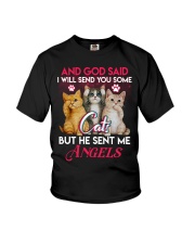 God Sent Me Angels Youth T-Shirt tile