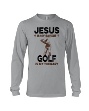 Jesus Is My Savior - Golf Is My Therapy Long Sleeve Tee tile