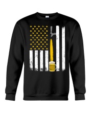 Beer America Flag Crewneck Sweatshirt tile