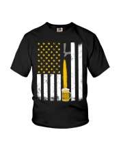 Beer America Flag Youth T-Shirt tile