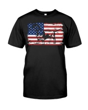 Dachshund America Flag Classic T-Shirt tile