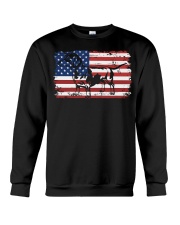 Dachshund America Flag Crewneck Sweatshirt tile