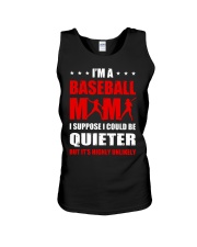 Baseball Mom Quieter But Unlikely Unisex Tank tile