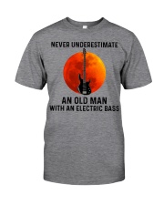 An Old Man With An Electric Bass Classic T-Shirt front