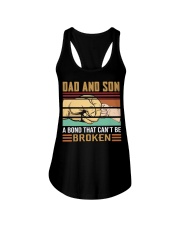 Dad And Son - A Bond That Can't Be Broken Ladies Flowy Tank tile