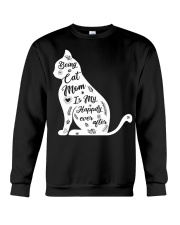 Being A Cat Mom Is My Happily Ever After Crewneck Sweatshirt tile