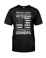 Being Grandpa Veteran Classic T-Shirt tile