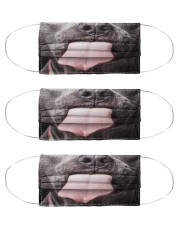 Big Face Pitbull Cloth Face Mask - 3 Pack front