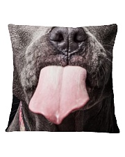 Big Face Pitbull Square Pillowcase thumbnail
