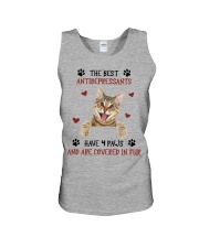 The Best Antidepressants Have 4 Paws Unisex Tank tile