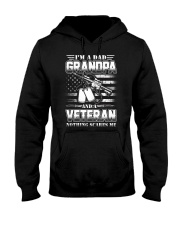 Grandpa Veteran Design Hooded Sweatshirt tile