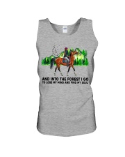 And Into The Forest I Go Unisex Tank tile