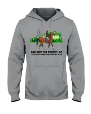 And Into The Forest I Go Hooded Sweatshirt tile
