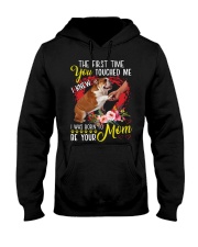 Born To Be Dog Mom Hooded Sweatshirt tile