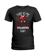 This Is My Valentine Pajama Shirt Ladies T-Shirt front