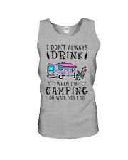 I Don't Always Drink When I'm Camping Unisex Tank tile