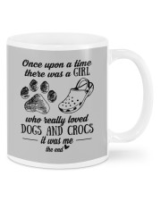 A Girl Who Really Loved Dogs And Crocs Mugs tile