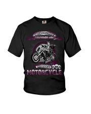 Mom Motorcycle Youth T-Shirt tile