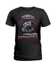 Mom Motorcycle Ladies T-Shirt front