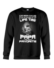 Papa Is My Favorite Design Crewneck Sweatshirt tile