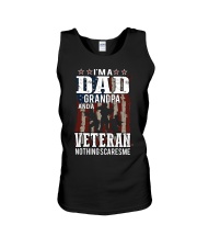 Dad Grandpa And A Veteran Unisex Tank tile