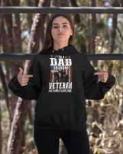 Dad Grandpa And A Veteran Hooded Sweatshirt apparel-hooded-sweatshirt-lifestyle-05
