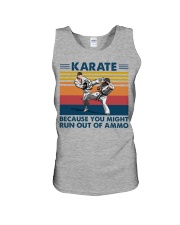 Karate Because You Might Run Out Of Ammo Unisex Tank tile