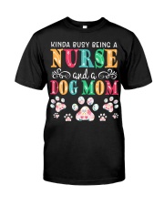 Nurse Dog Mom Classic T-Shirt tile