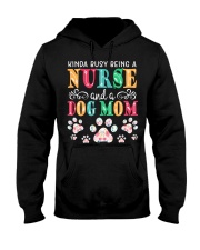 Nurse Dog Mom Hooded Sweatshirt tile