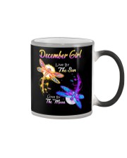 December Girl Live By The Sun Love By The Moon Color Changing Mug tile