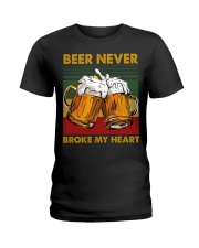 Beer Never Broke My Heart Ladies T-Shirt tile