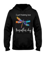 I Just Freaking Love Dragonflies Okay Hooded Sweatshirt tile