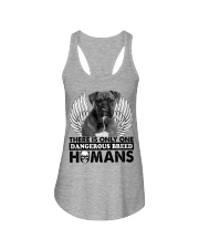 There Is Only One Dangerous Breed Ladies Flowy Tank tile