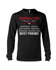 Baseball Dad Best Friend Long Sleeve Tee tile