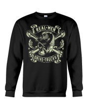 Real Men Drive Truck Crewneck Sweatshirt tile