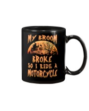 My Broom Broke - So I Ride A Motorcycle Mug tile