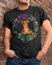 I Am Mostly Peace Love And Dogs Classic T-Shirt apparel-classic-tshirt-lifestyle-26