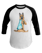 German Shepherd - I Love Mom Baseball Tee tile